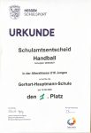 eingescannte Urkunde